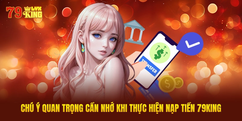 Chú Ý Quan Trọng Cần Nhớ Khi Thực Hiện Nạp Tiền 79King